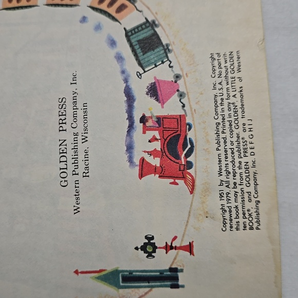 Vintage Little Golden Book "The Train To Timbuctoo" 1979 Good Used Condition - Picture 6 of 16